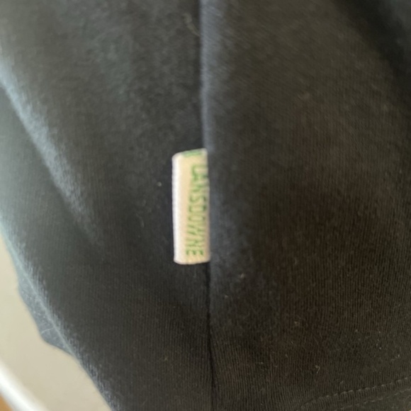 Lansdowne Ireland Women's Top Size 10 Collar V-Neck Black White Green Embroidery - Picture 6 of 11